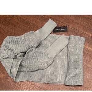 Freya Harper Women's Multifunctional Sleek Wrap Scarf Blue One Size NWT